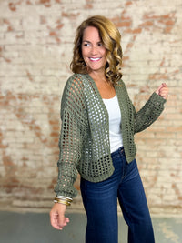 Rosalie Crochet Cardigan