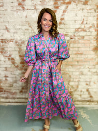 Nalani Floral Midi Dress