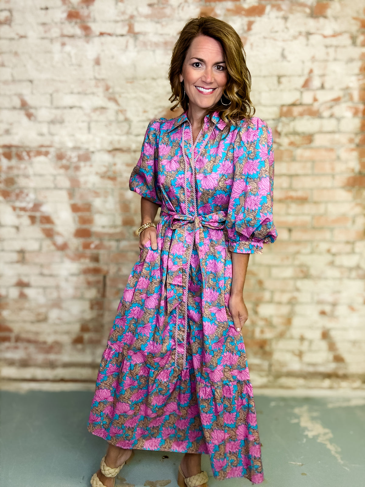 Nalani Floral Midi Dress
