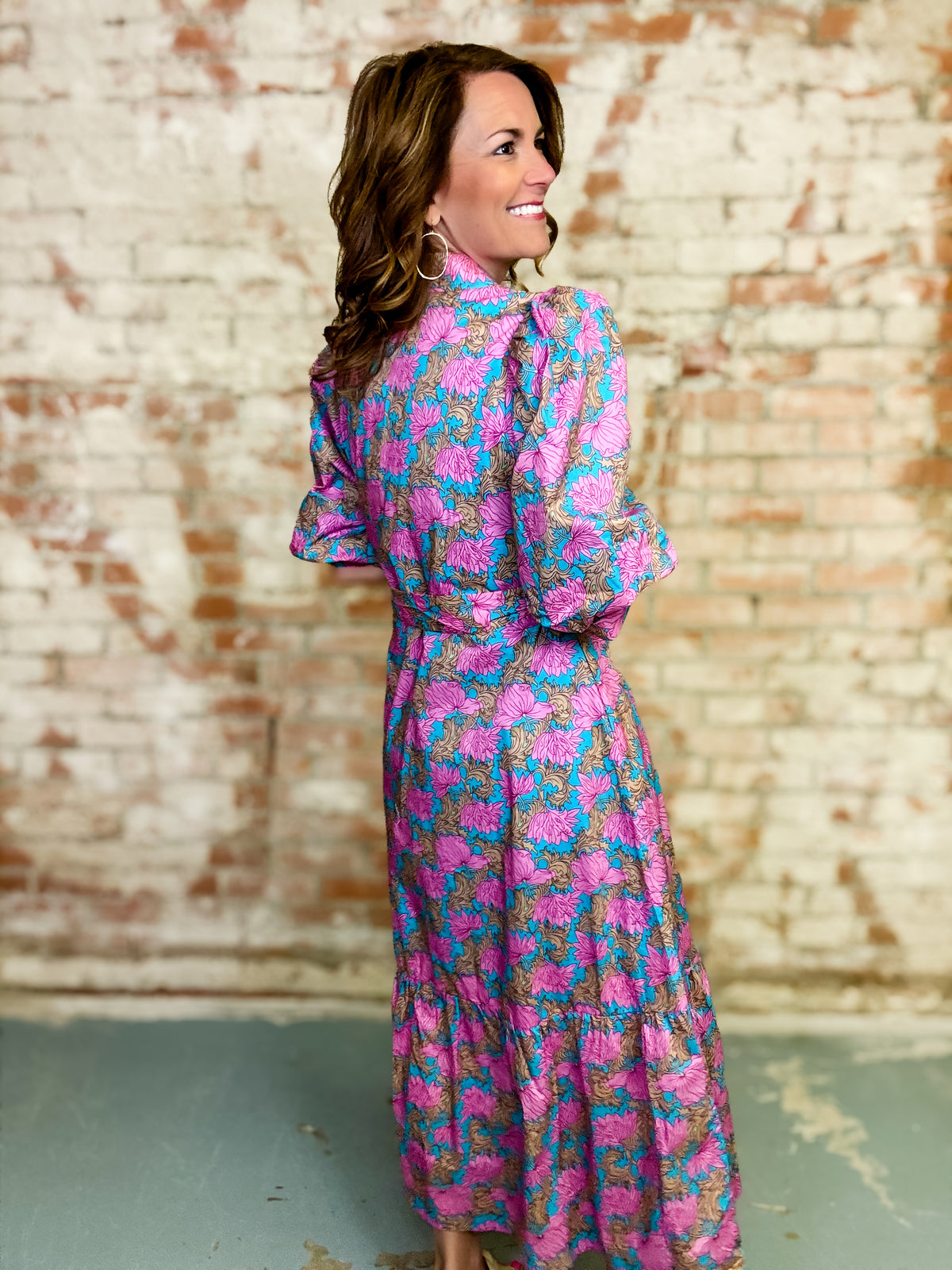 Nalani Floral Midi Dress