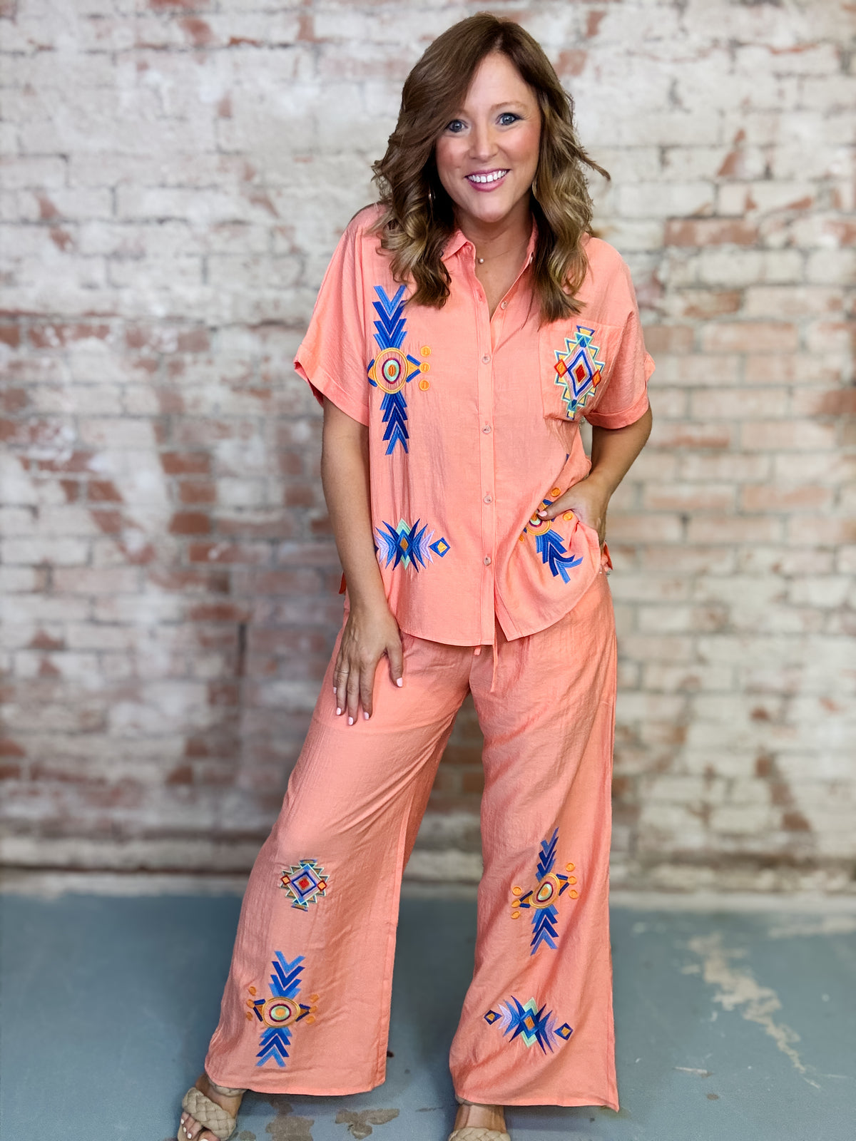 Koraline Embroidered Set FINAL SALE