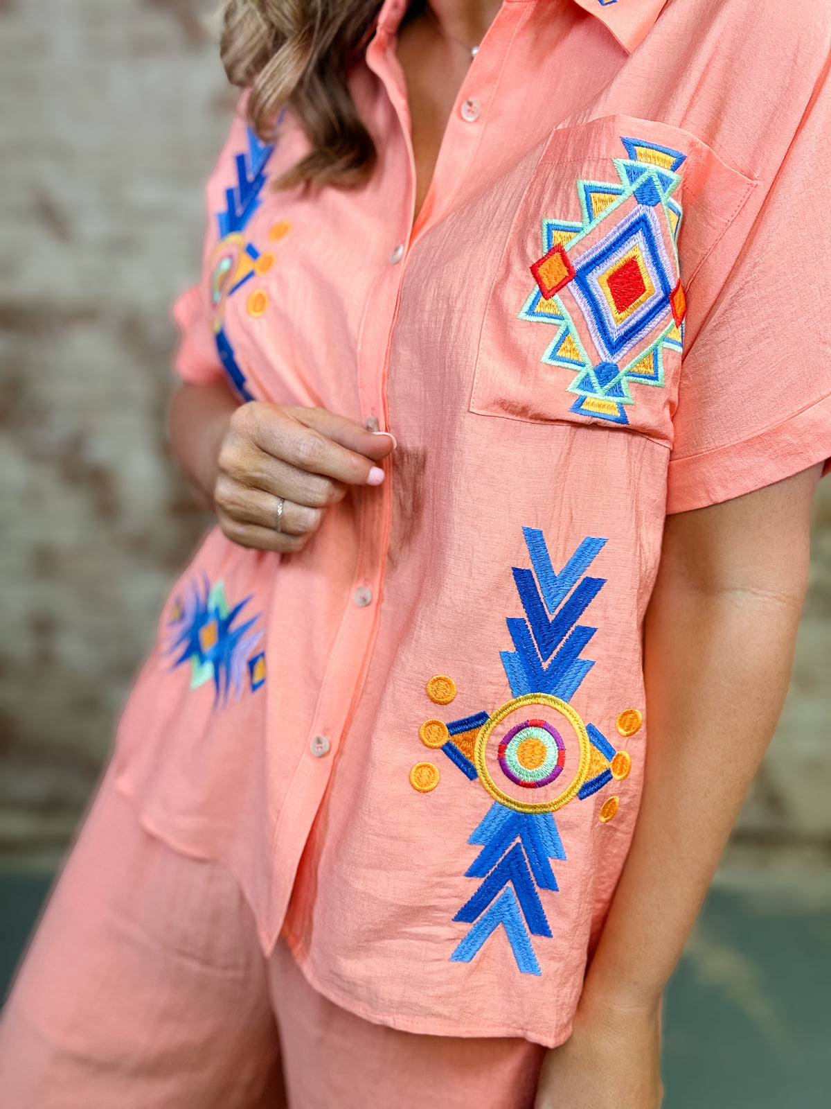 Koraline Embroidered Set FINAL SALE