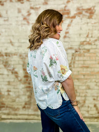 Viola Scallop Hem Top - FINAL SALE