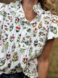Gail Pintuck Top