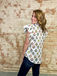 Gail Pintuck Top