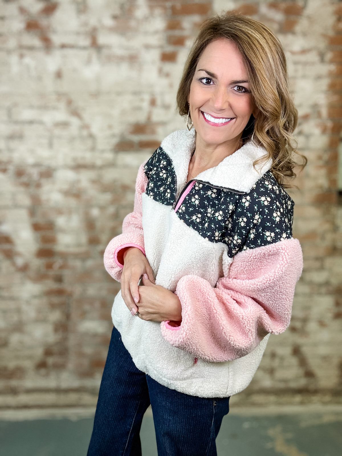 Cael Sherpa Fleece Pullover - FINAL SALE