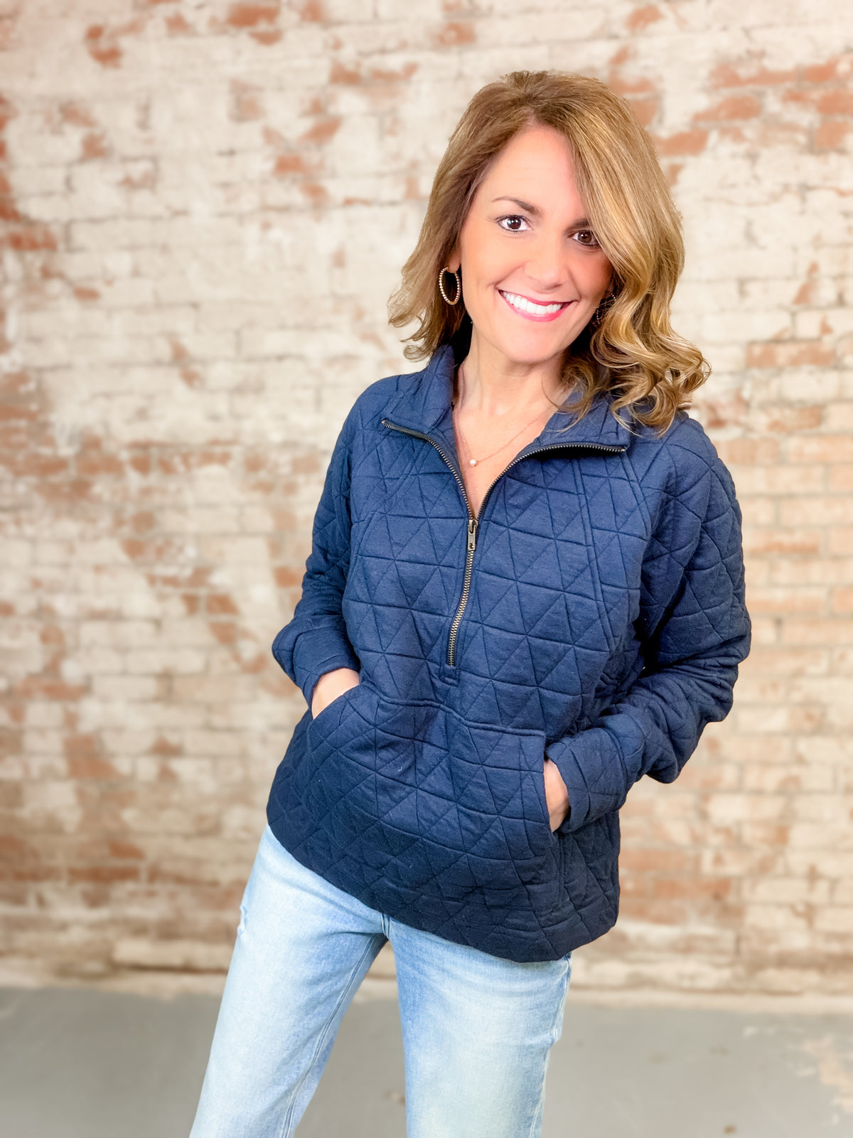 Armada Quilted Pullover - FINAL SALE