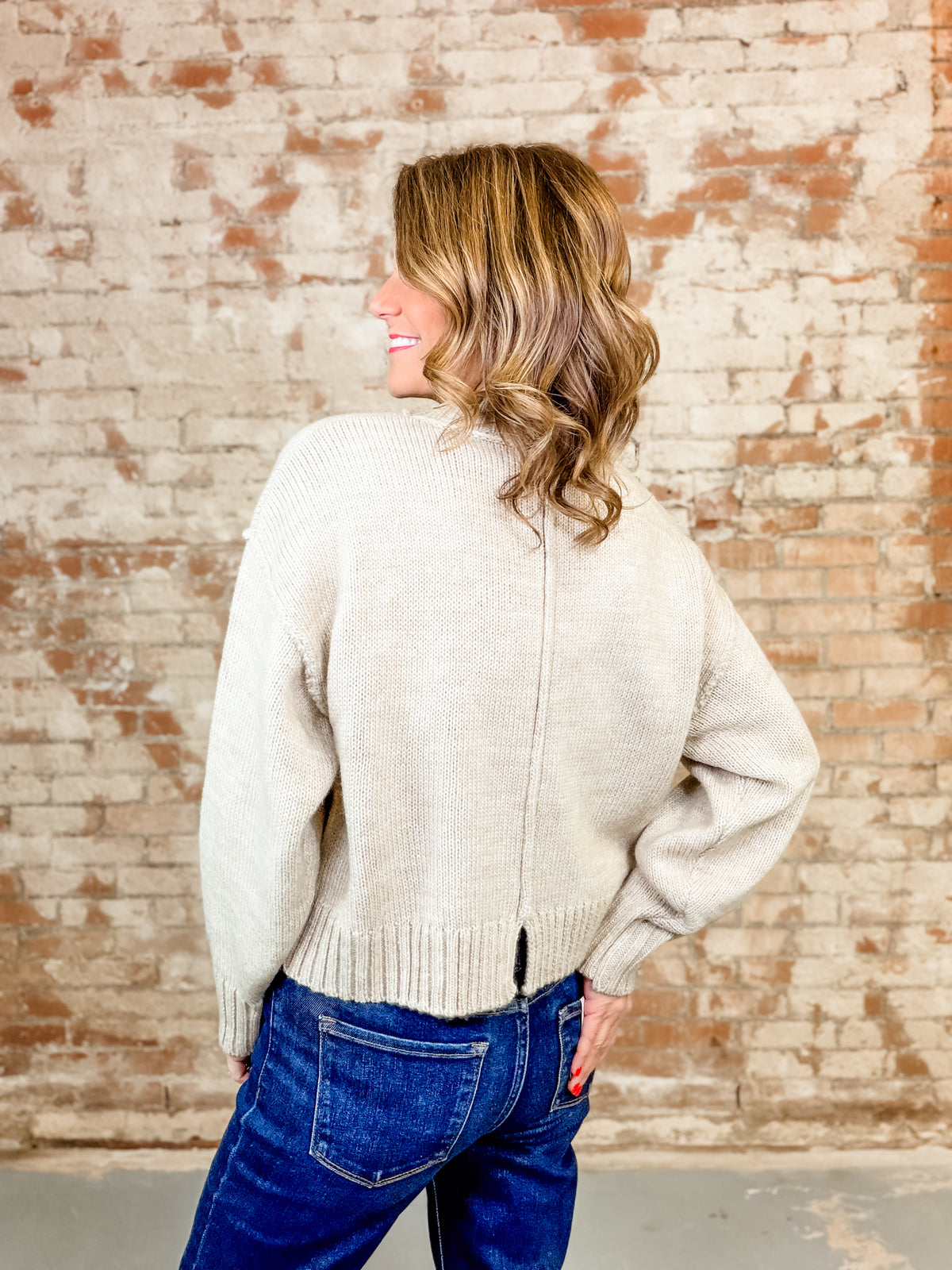 Meilani Knit Sweater Top - FINAL SALE