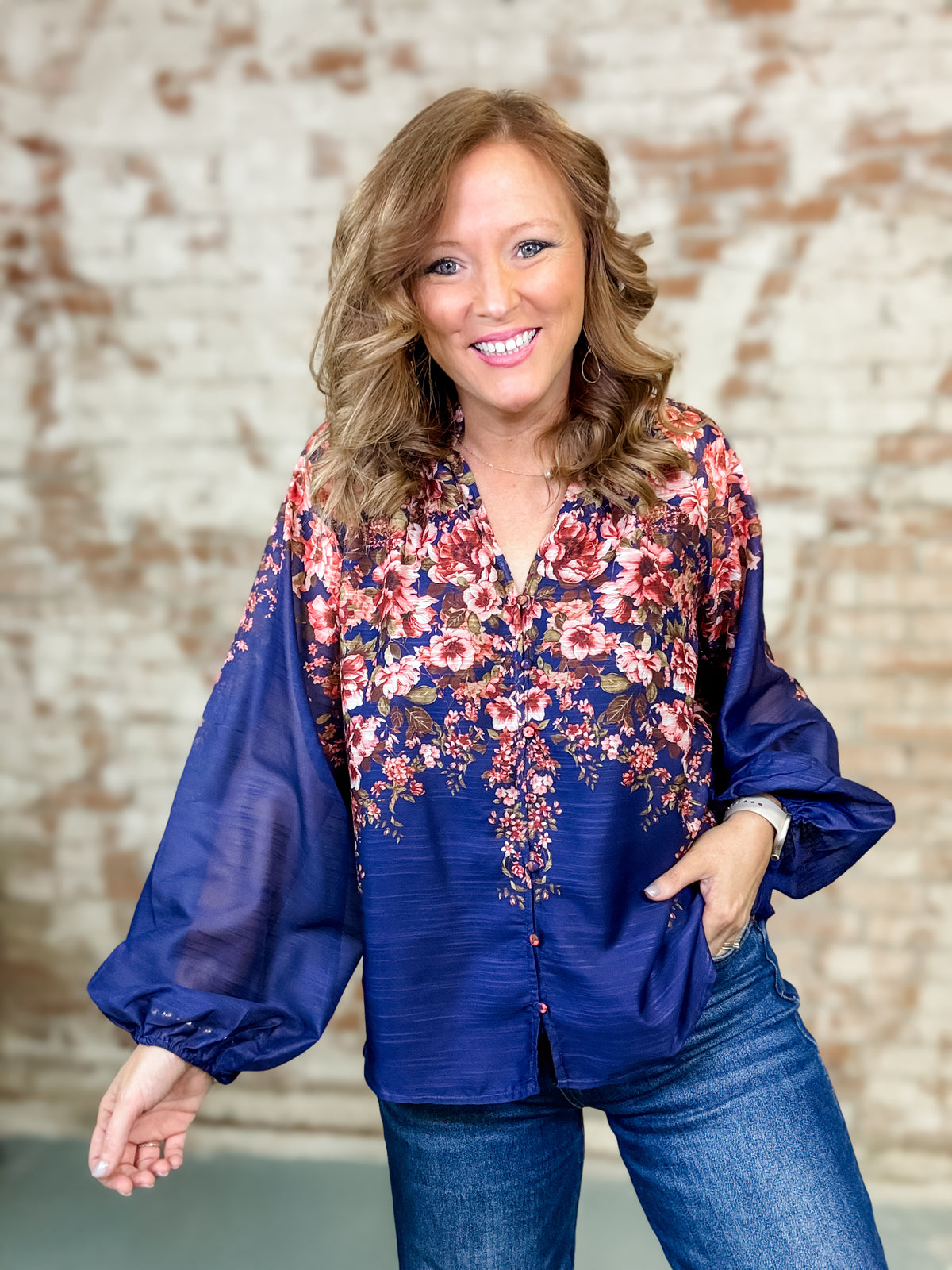 Teresita Floral Top - FINAL SALE