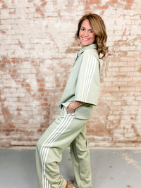 Burke Polo Sweatshirt Set - FINAL SALE