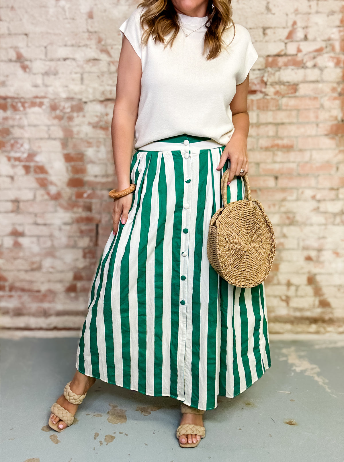 Nieko Striped Skirt
