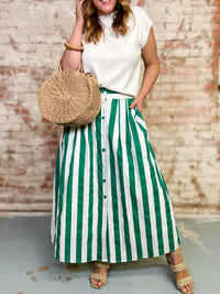 Nieko Striped Skirt