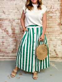 Nieko Striped Skirt