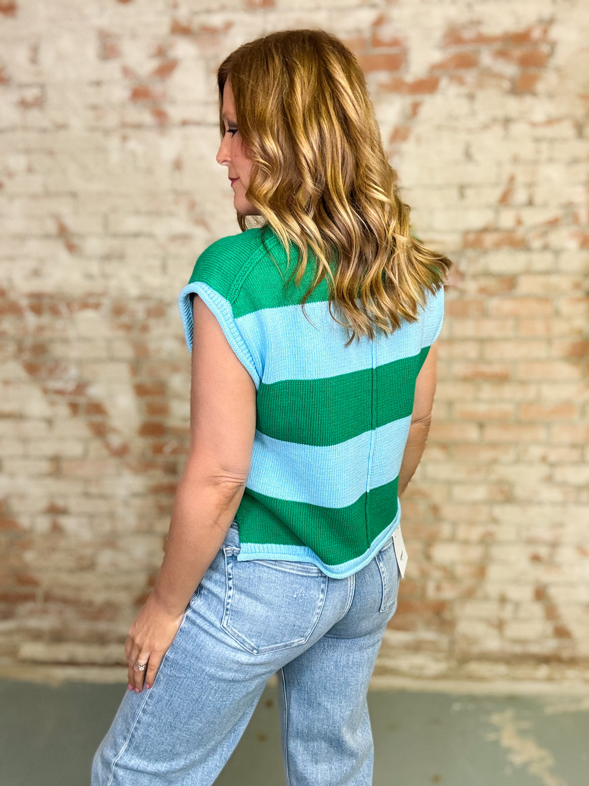 Dustin Stripe Sweater Top