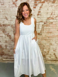 Kris Solid Sleeveless Dress FINAL SALE