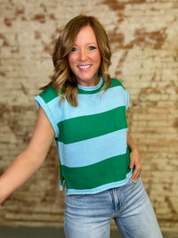 Dustin Stripe Sweater Top