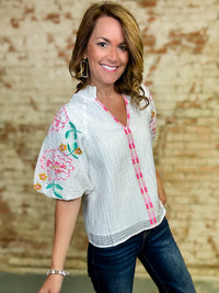 THML Antonella Crinkle Top