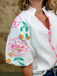 THML Antonella Crinkle Top