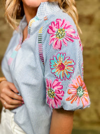 THML Wrenley Embroidered Top FINAL SALE