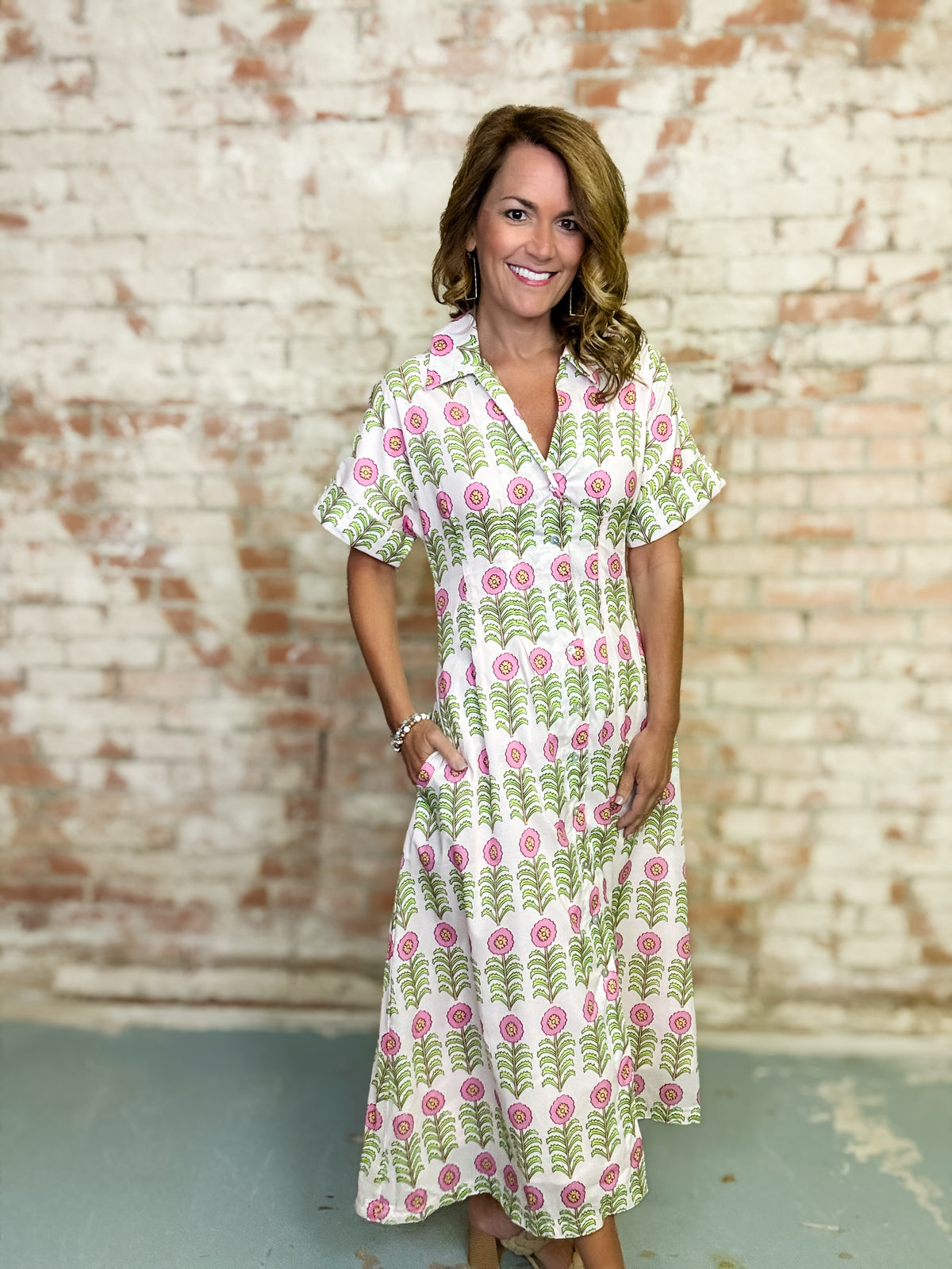 THML Ophelia Button Down Dress