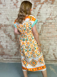 Kailey Floral Midi Dress