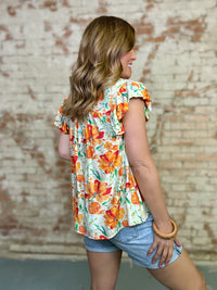 Dolly Floral Top FINAL SALE