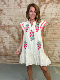 Krystal Embroidered Dress