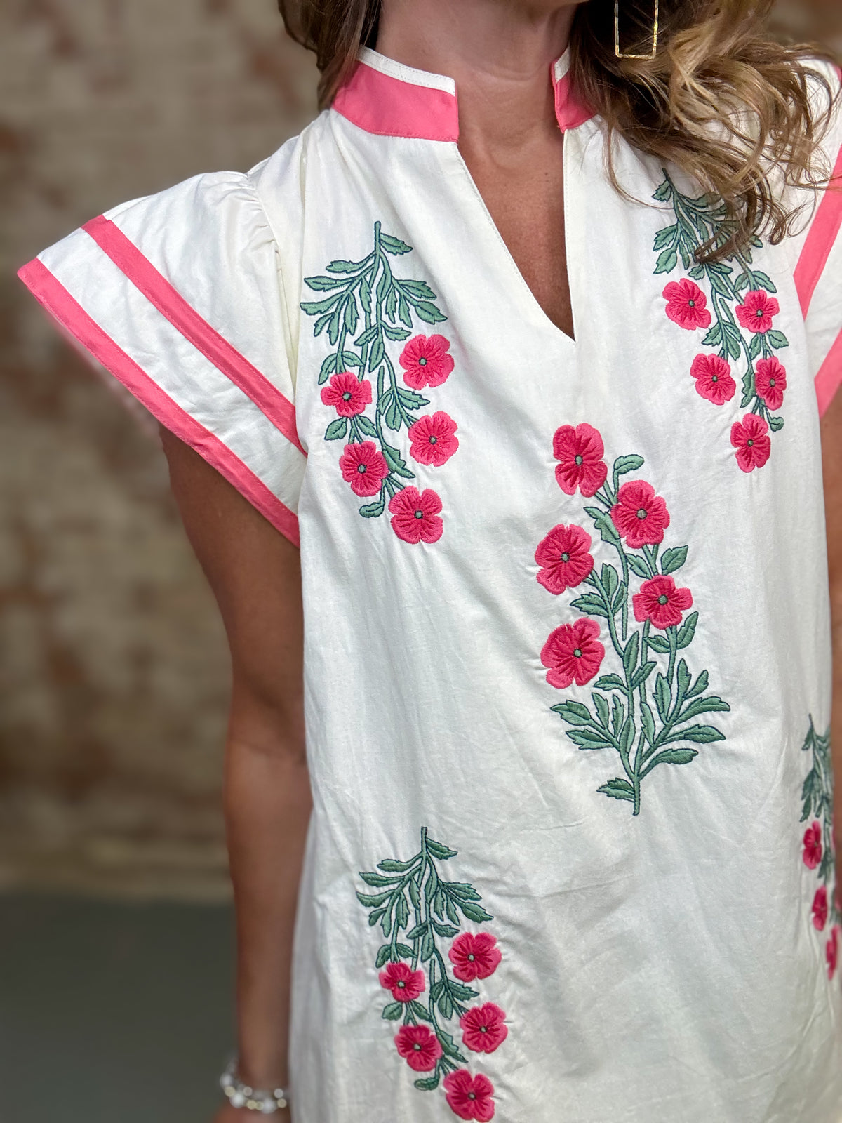 Krystal Embroidered Dress