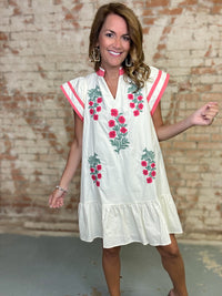Krystal Embroidered Dress