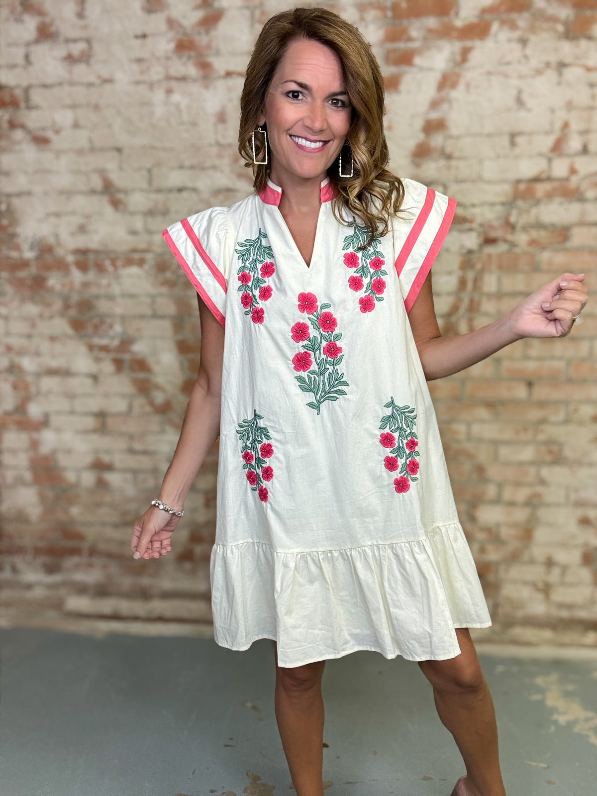 Krystal Embroidered Dress