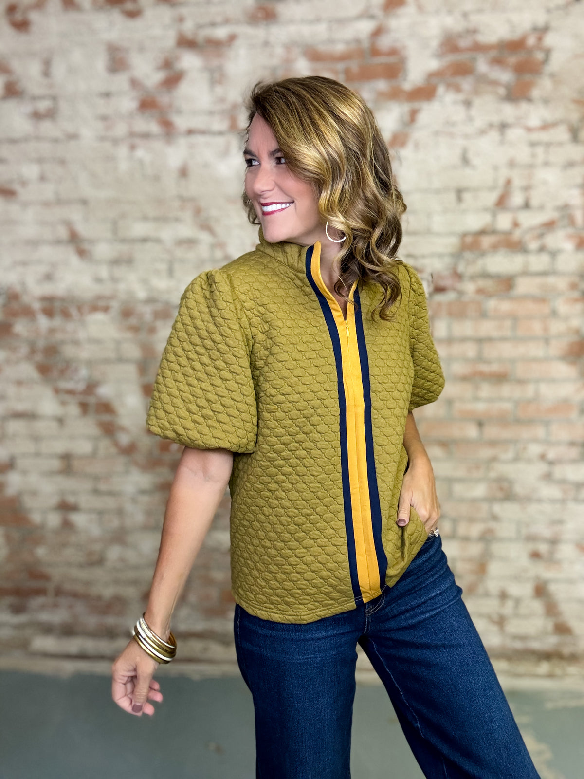 Lindley Quilted Top