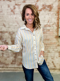 Fallon Striped Top FINAL SALE