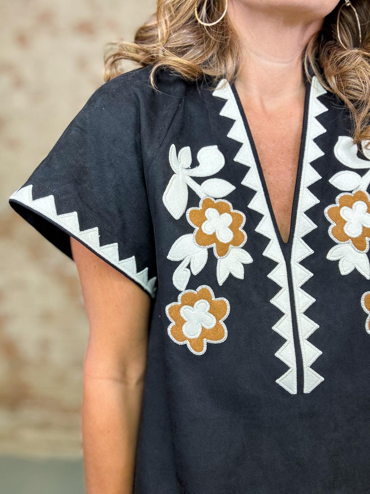 THML Thesia Suede Top