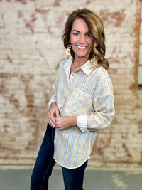 Fallon Striped Top FINAL SALE