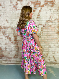 Elle Floral Midi Dress