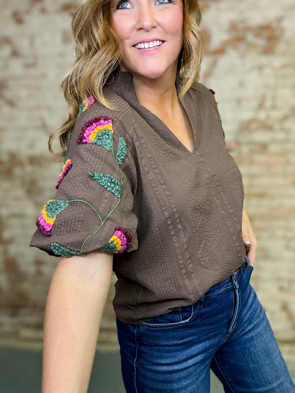 THML Judy Textured Top