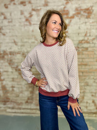 Rex Jacquard Pullover Top