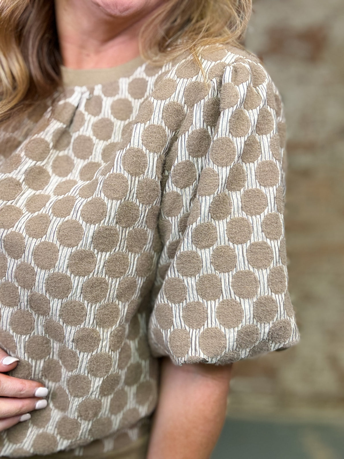 Yvette Polka Dot Top