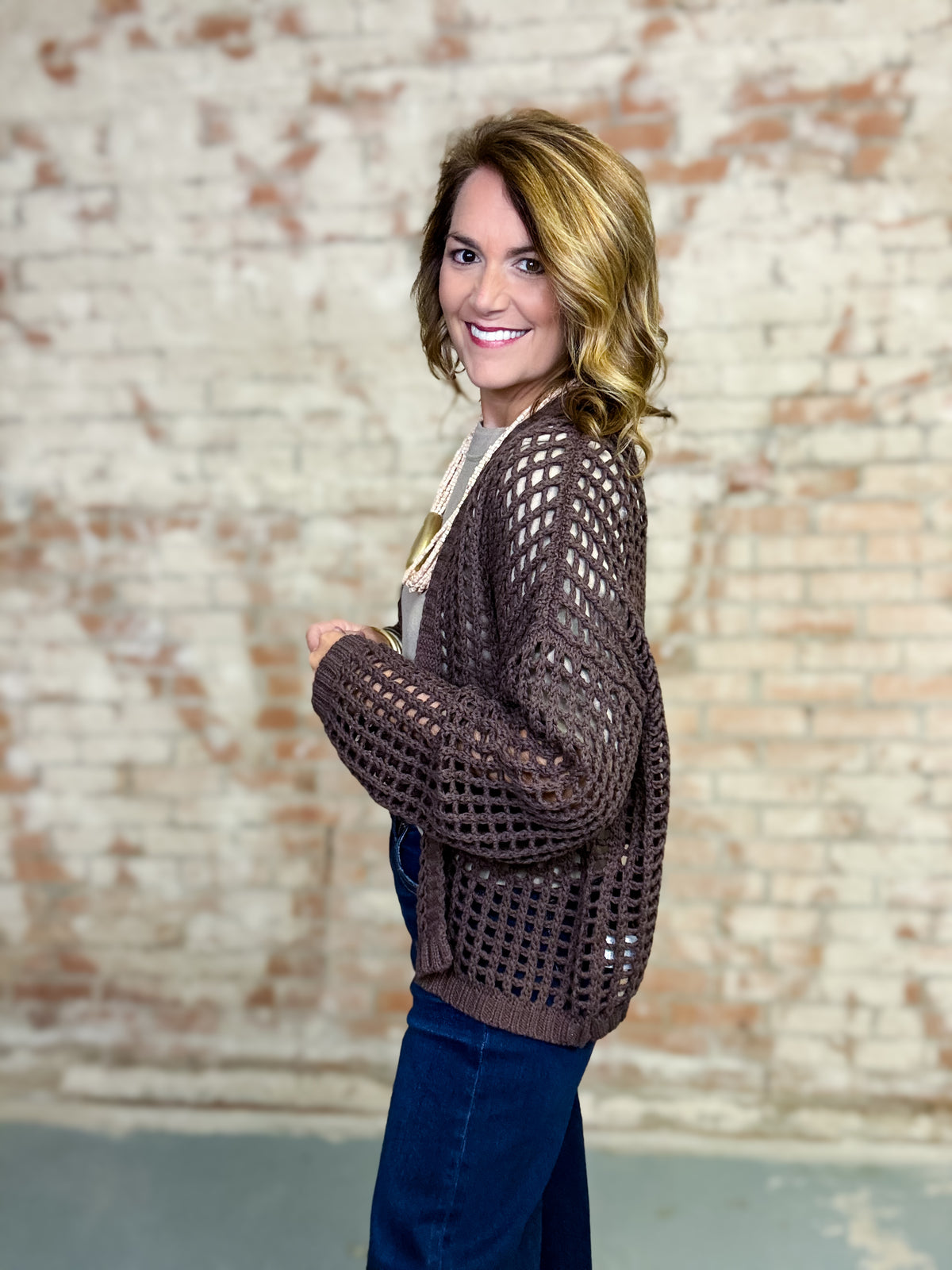 Tabby Crochet Cardigan