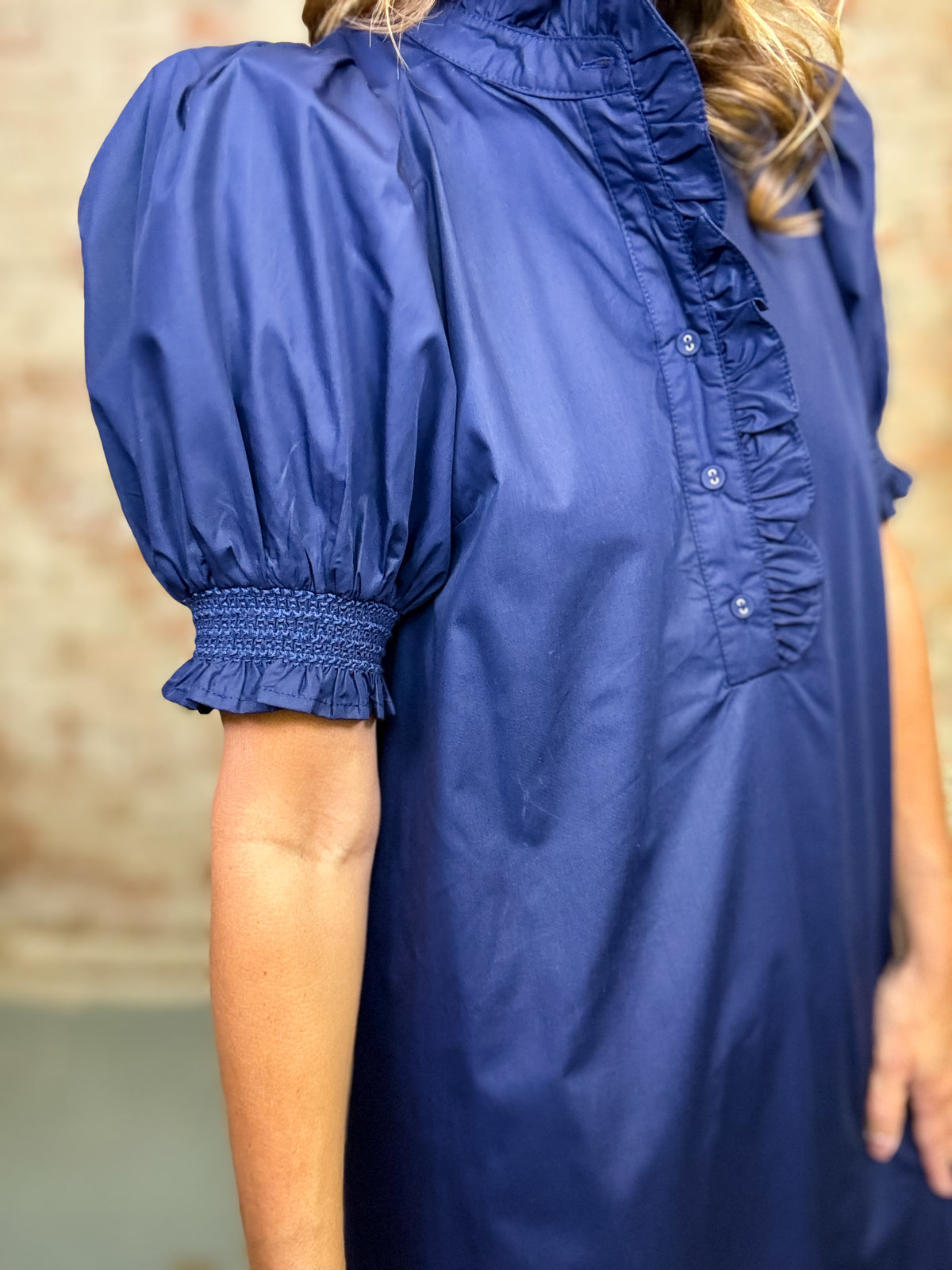 Chelsey Puff Sleeve Midi Dress