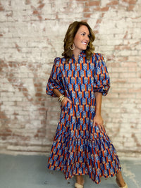 Rendon Floral Midi Dress