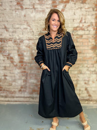 Wagner Solid Midi Dress