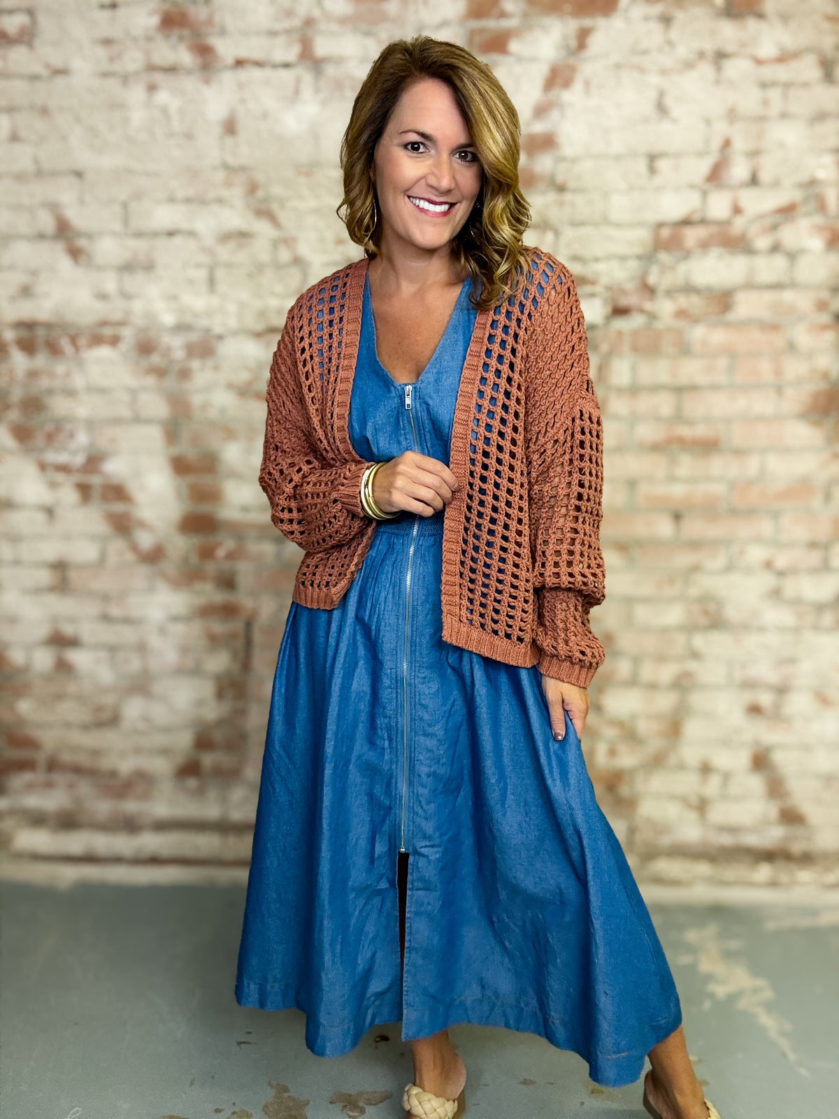 Polly Crochet Cardigan