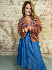 Polly Crochet Cardigan