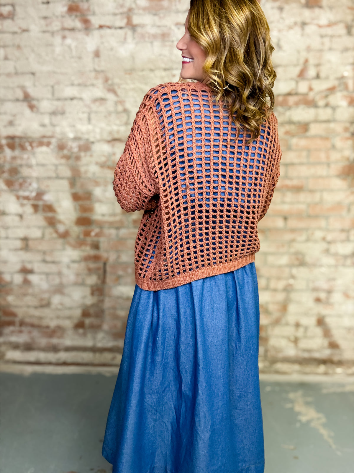 Polly Crochet Cardigan