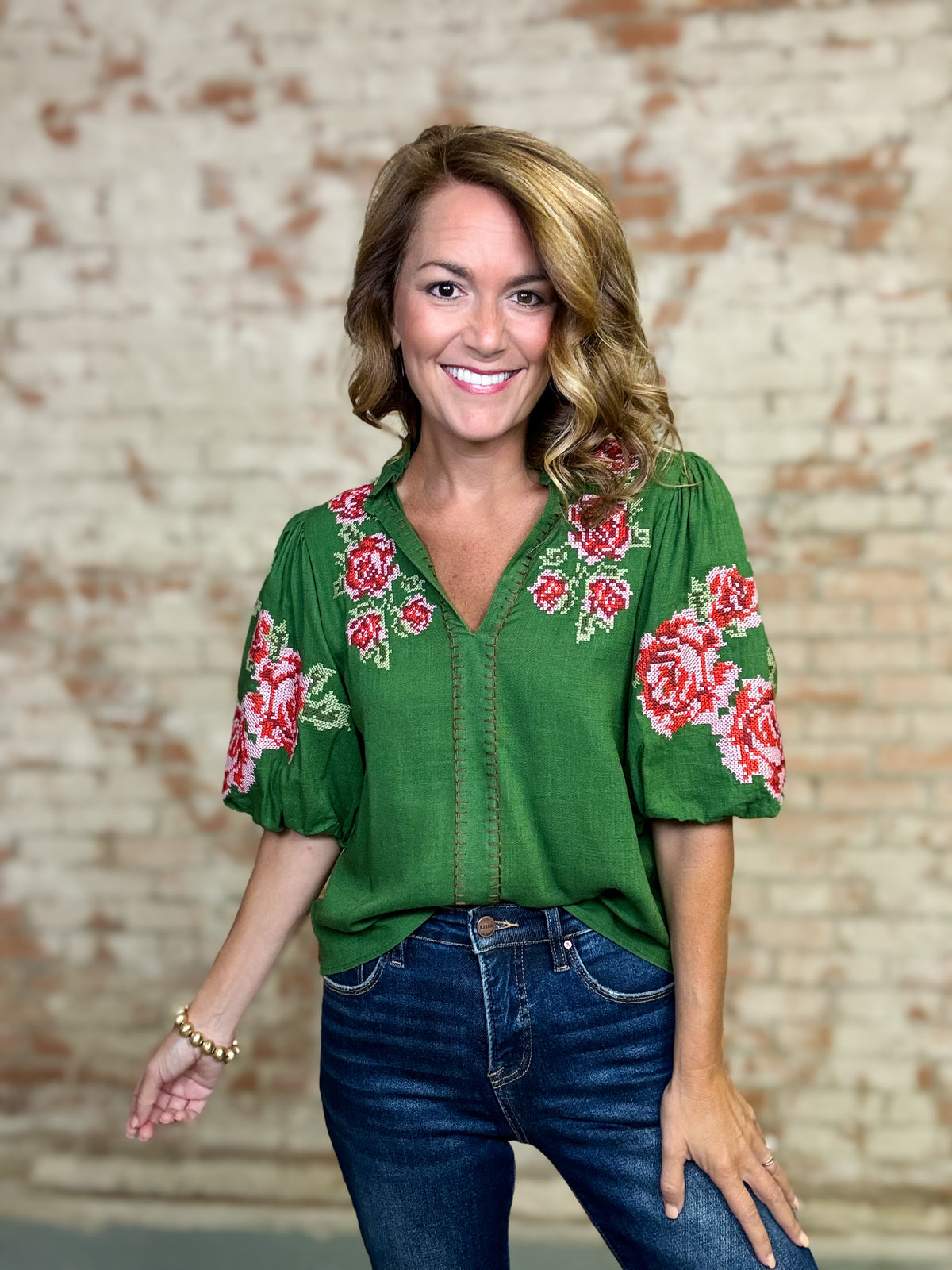 THML Vada Embroidery Top