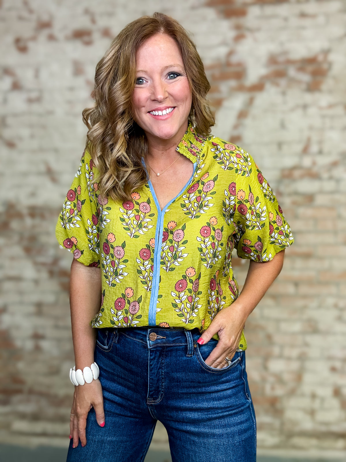 THML Suri Floral Top