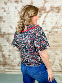 Soraya Collar Button Down Top - FINAL SALE