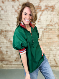 Allison Zip Front Top - FINAL SALE