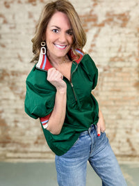 Allison Zip Front Top - FINAL SALE